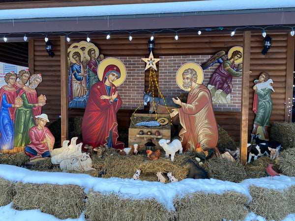 Nativity Scene made by the sisters of monasterevmc.org