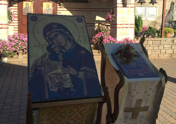 Icon of the Mother of God the Consolatory of the Greek Orthodox monasterevmc.org