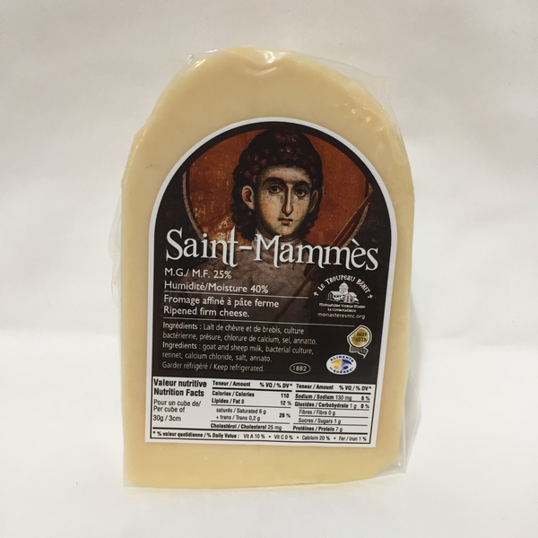 Le Troupeau  Bénit, Saint-Mammès, goat cheese made in Canada by the sisters of monasterevmc.org/Le Troupeau Bénit, Saint-Mammès, fromage de chèvre, fabriqué au Québec par les soeurs du monasterevmc.org