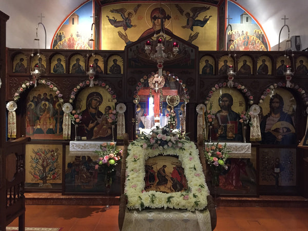 Interior of the chapel of the Greek Orthodox Monastery of the Virgin Mary the Consolatory, www.monasterevmc.org