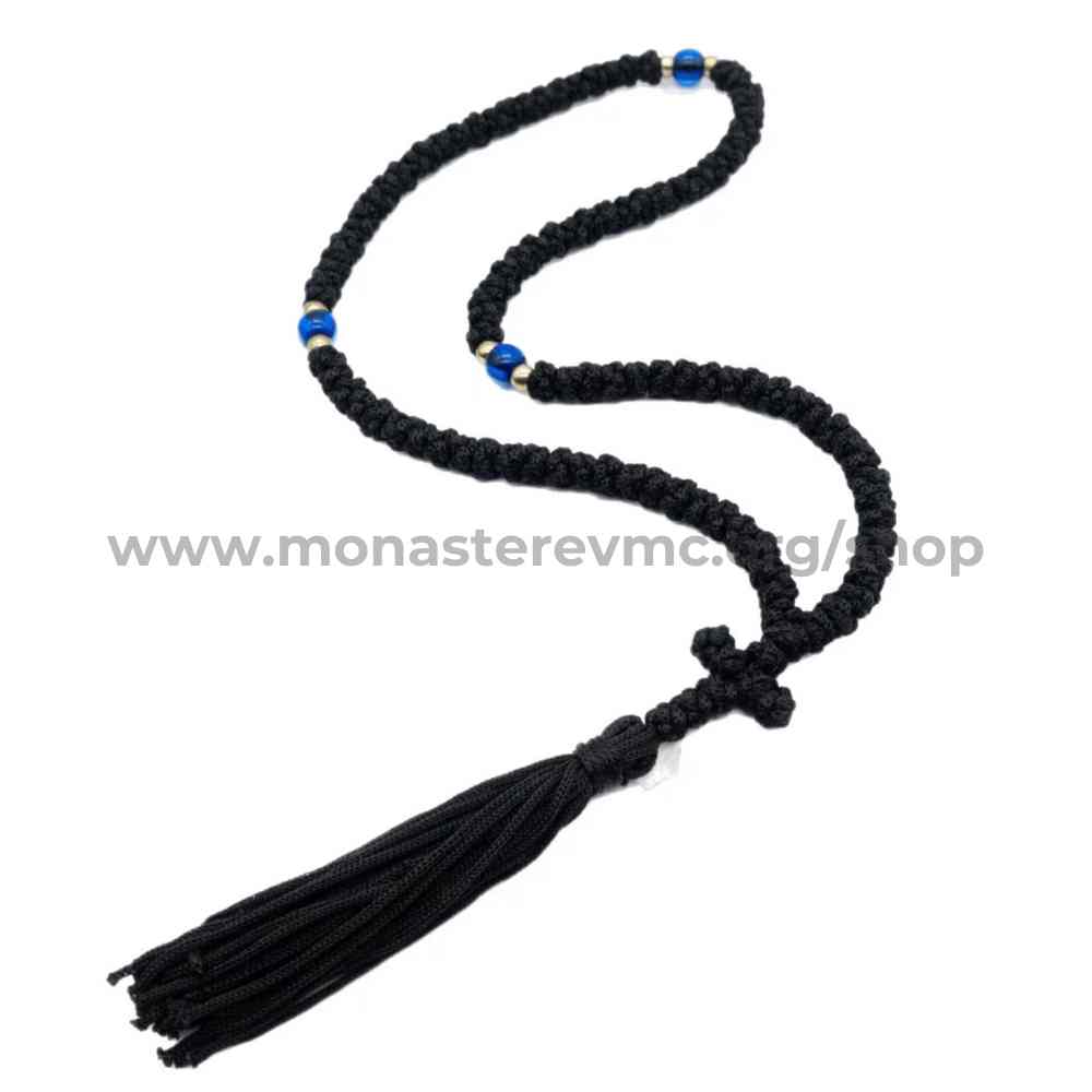 Orthodox 100 knot prayer rope sold by the sisters of monasterevmc.org / Chapelet orthodoxe de 100 noeuds vendu par les soeurs du monasterevmc.org