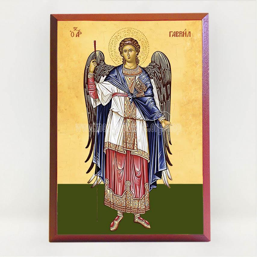 Holy Archangel Gabriel, byzantine orthodox custom made icon by the sisters of monasterevmc.org