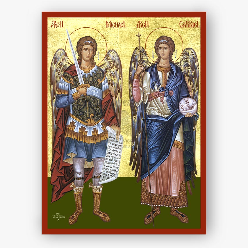 Archangels Michael & Gabriel Orthodox Icon