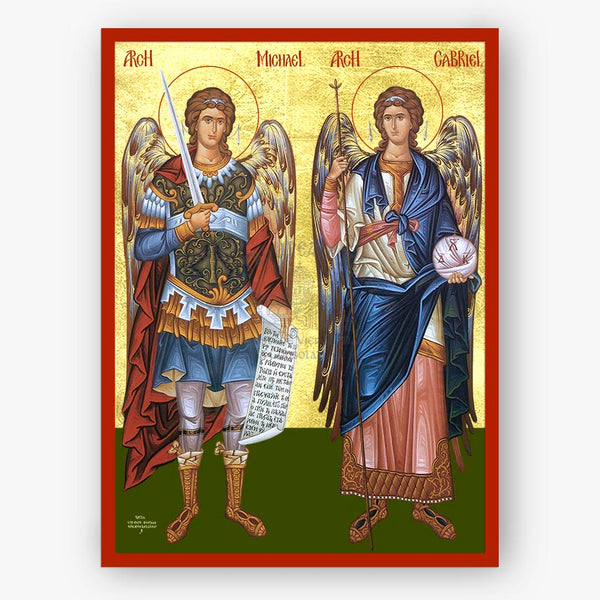 Archangels Michael & Gabriel Orthodox Icon