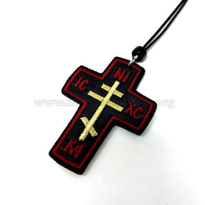 Pendentif croix orthodoxe pour voiture CP-19