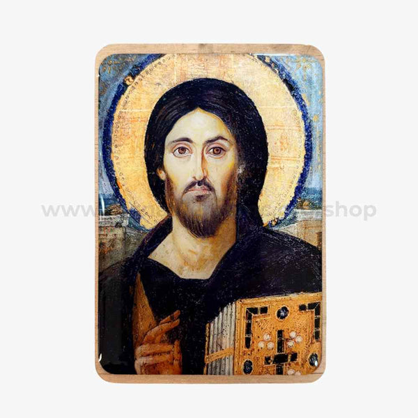 Orthodox pocket size icon of Christ of Sinai sold by the sisters of monasterevmc.org