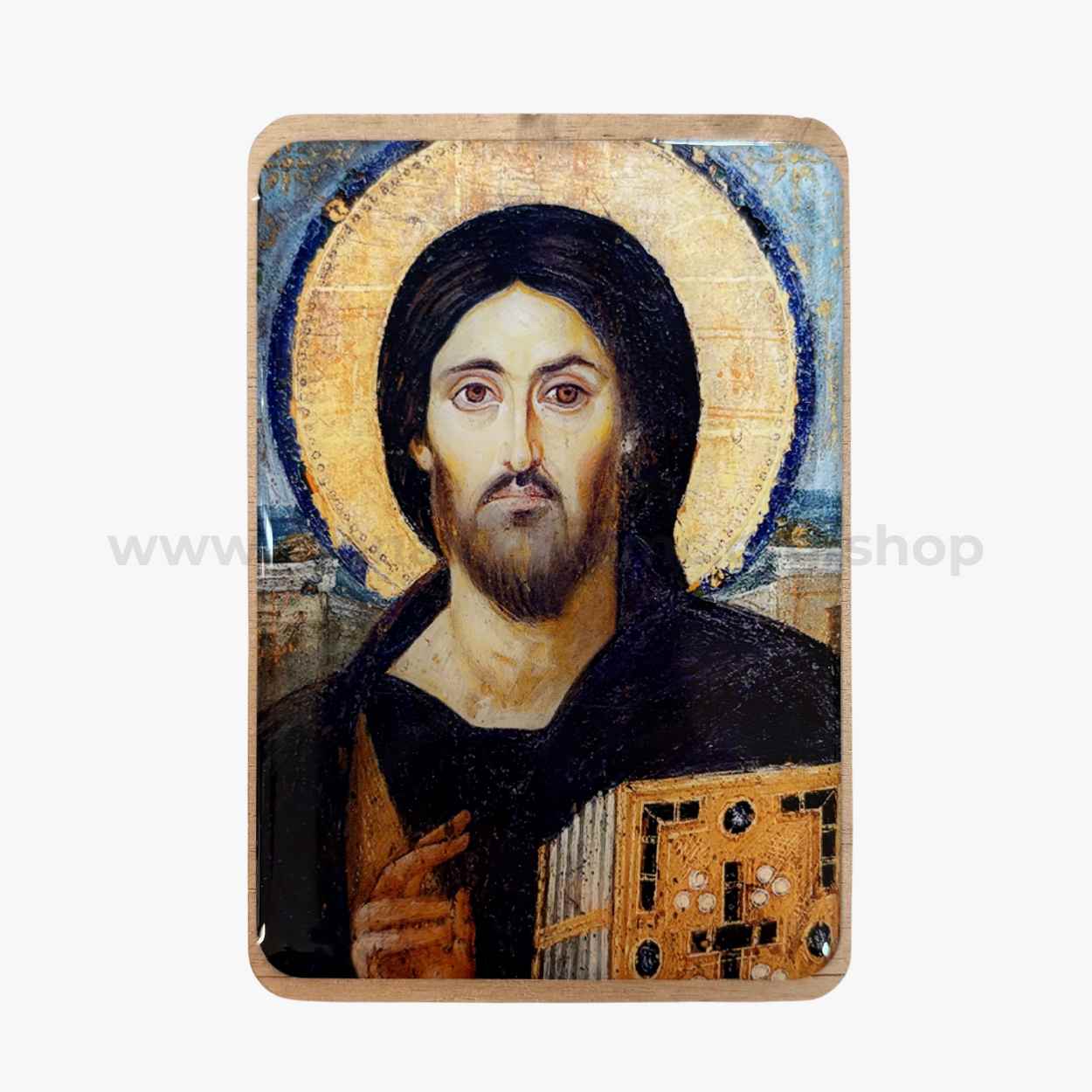 Orthodox pocket size icon of Christ of Sinai sold by the sisters of monasterevmc.org