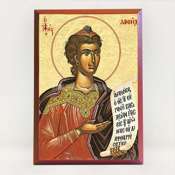 Prophet Daniel, byzantine custom made icon by the sisters of monasterevmc.org/ Prophète Daniel, icone byzantine orthodoxe fabriquée par les soeurs du monasterevmc.org