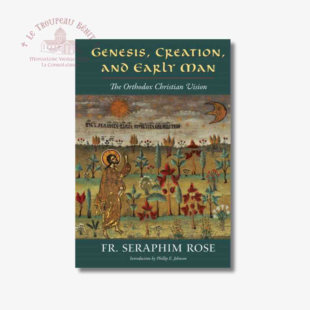 Book cover of 'Genesis, Creation, and Early Man' by Fr. Seraphim Rose on a white background