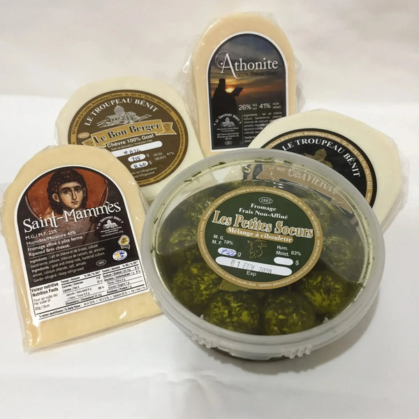 Le Troupeau  Bénit, St-Mammès goat  & sheep cheese made in Canada by the sisters of monasterevmc.org/Le Troupeau Bénit, St-Mammès, fromage de chèvre & de brebis, fabriqué au Québec par les soeurs du monasterevmc.org