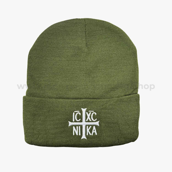 Orthodox Cross Winter Beanie – Multiple Colors