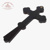 Handcrafted Orthodox Crucifix – 30 cm – Traditional Gold-Accented