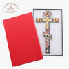 Handcrafted ORTHODOX CRUCIFIX - 30 cm -  MINIMALIST DESIGN
