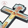 Handcrafted ORTHODOX CRUCIFIX - 30 cm -  MINIMALIST DESIGN