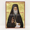 Saint Porphyrios, byzantine orthodox custom made icon by the sisters of monasterevmc.org/ Icône byzantine orthodoxe de Saint Porphyrios, fabriquée par les soeurs du monasterevmc.org