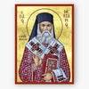 Icon of a religious figure with a gold background
