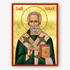 St. Patrick of Ireland Orthodox Icon Handwritten by the Sisters - Version B