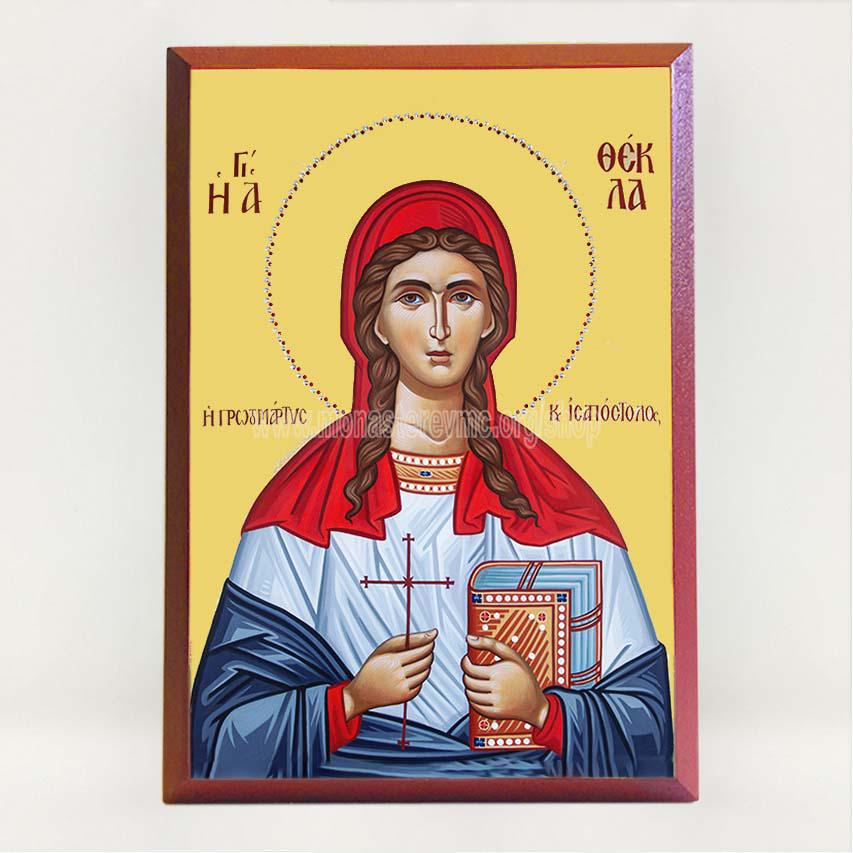 Saint Thekla Byzantine Orthodox Icon handwritten by the sisters of the monastery made by the sisters of monasterevmc.org / Icône byzantine orthodoxe de Sainte Thekla faite à la main par les soeurs du monasterevmc.org