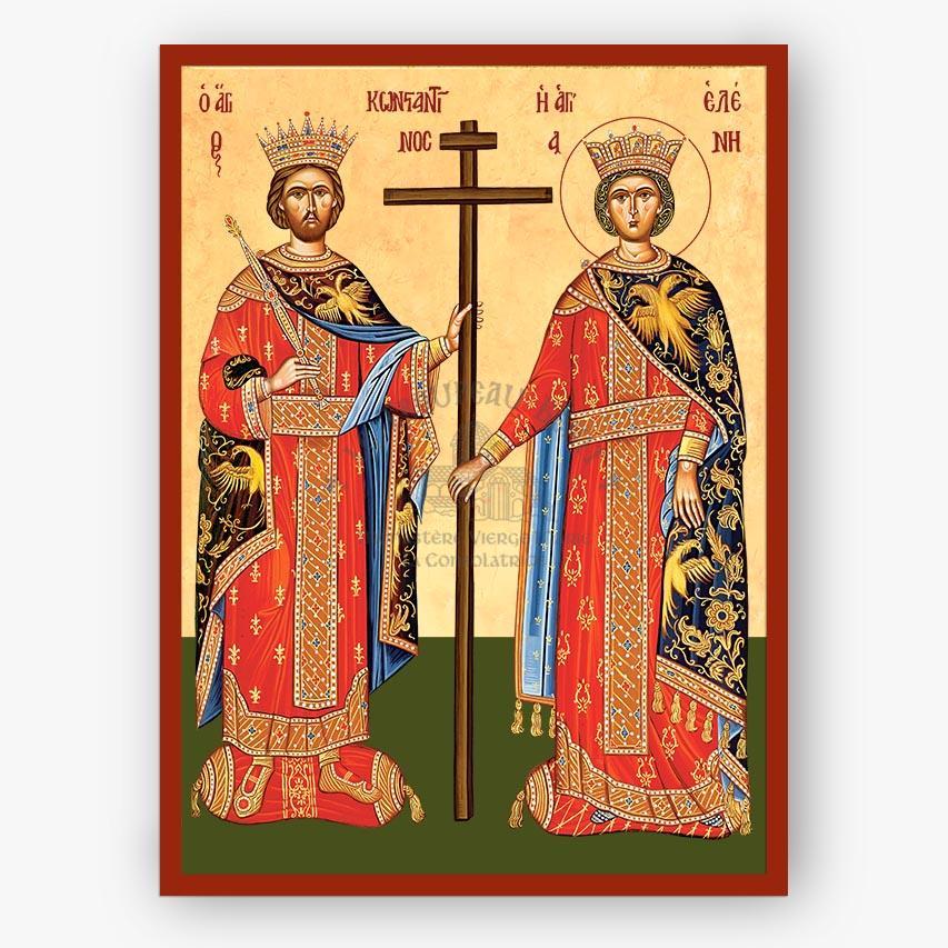 Icône des Saints Constantin et Hélène