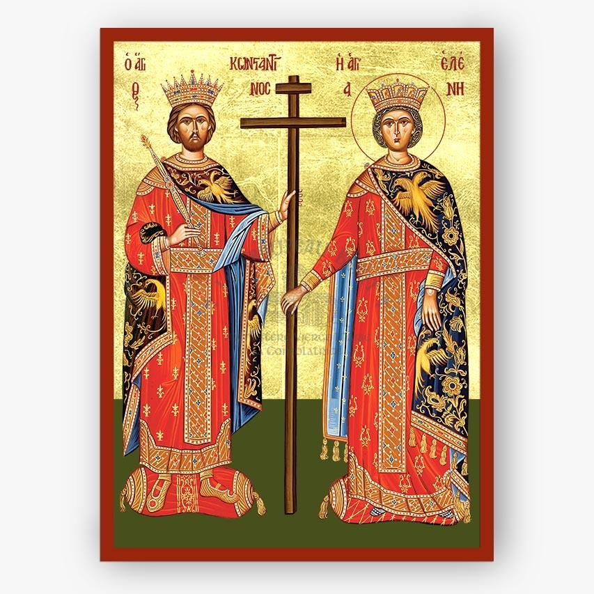 Icône des Saints Constantin et Hélène