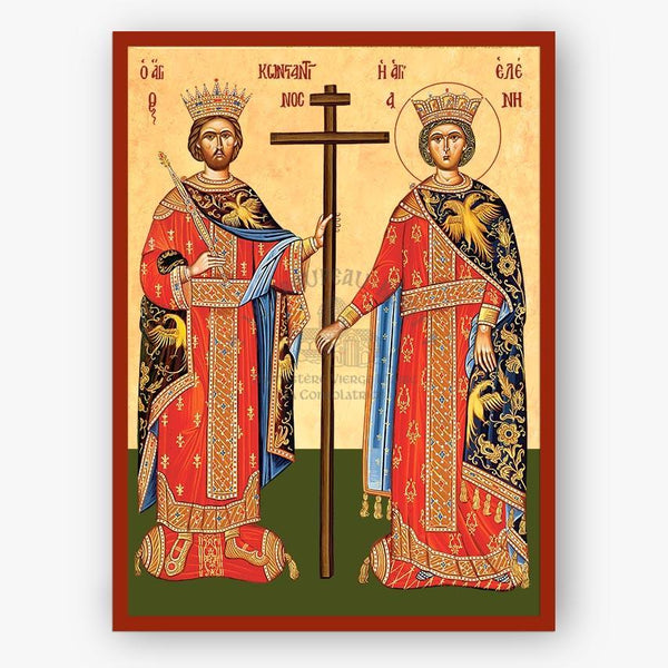 Icône des Saints Constantin et Hélène