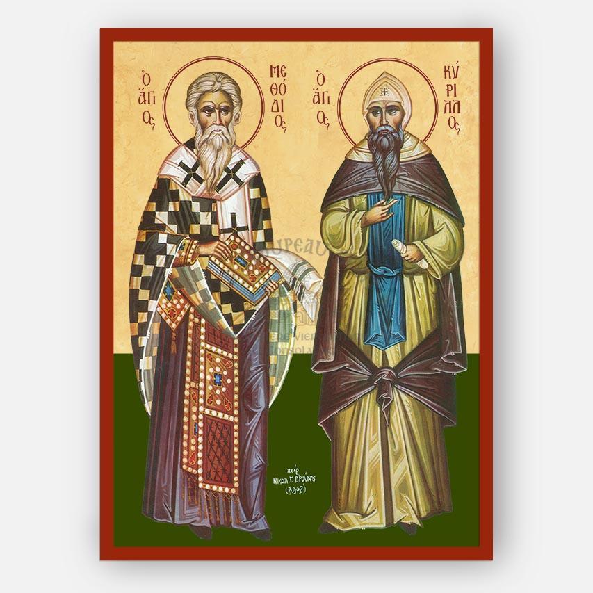 Icône des Saints Cyrille & Méthode