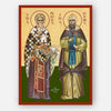 Icône des Saints Cyrille & Méthode