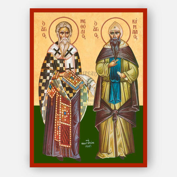 Icône des Saints Cyrille & Méthode