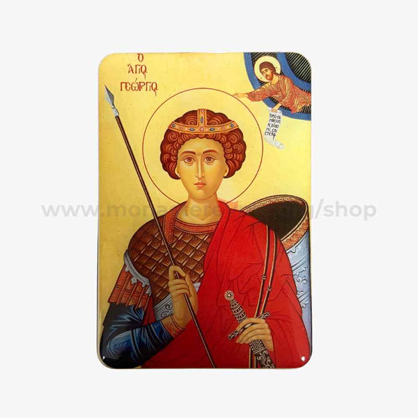 Orthodox pocket size icon of Saint George the Great Martyr