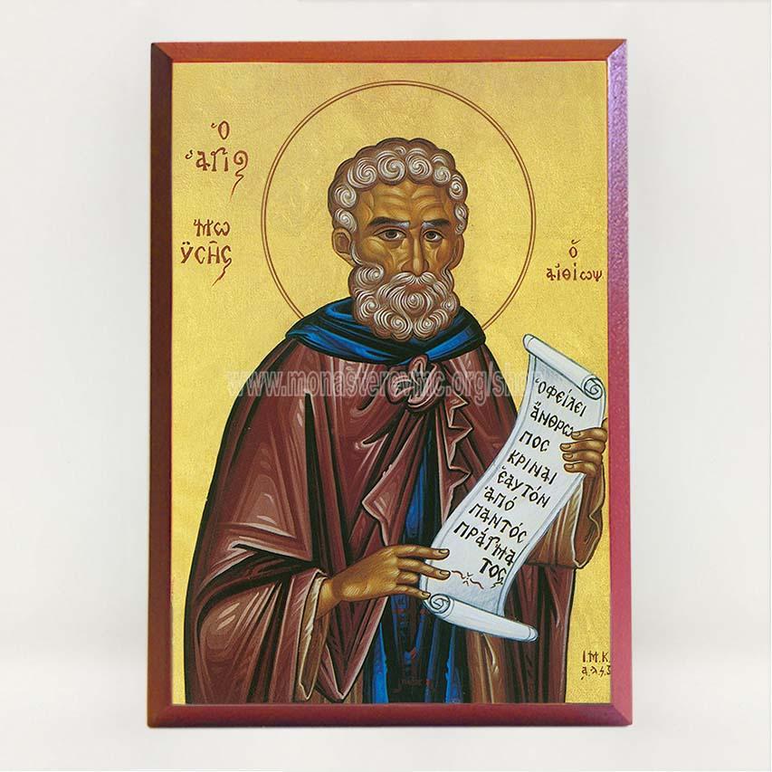 Saint Moses the Black, byzantine custom made icon by the sisters of monasterevmc.org/ Saint Moïse le Noir, icone byzantine orthodoxe fabriquée par les soeurs du monasterevmc.org