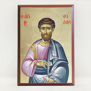 Saint Silas the Apostle, byzantine custom made icon by the sisters of monasterevmc.org / Saint Silas l'apôtre, icone byzantine orthodoxe fabriquée au Québec par les soeurs du monasterevmc.org