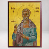 Saint Achilles hieromartyr, Byzantine Orthodox Icon made by the sisters of monasterevmc.org / Icône byzantine orthodoxe de Saint Achille l'hiéromartyr, faite à la main par les soeurs du monasterevmc.org