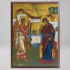 Annunciation of the Theotokos, byzantine orthodox custom made icon by the sisters of monasterevmc.org| Annonciation de la Mère de Dieu, icône byzantine orthodoxe fabriquée par les soeurs du monasterevmc.org