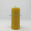 All Natural Beeswax Diamond Pillar Candles 100% Canadian honey Beeswax made by the nuns monasterevmc.org