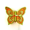 "Butterfly" beeswax candle handmade in Canada and sold by the sisters of monasterevmc.org / Chandelle en cire d'abeille "Le papillon" faite à la main par les soeurs du monasterevmc.org