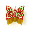 "Butterfly" beeswax candle handmade in Canada and sold by the sisters of monasterevmc.org / Chandelle en cire d'abeille "Le papillon" faite à la main par les soeurs du monasterevmc.org