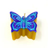 "Butterfly" beeswax candle handmade in Canada and sold by the sisters of monasterevmc.org / Chandelle en cire d'abeille "Le papillon" faite à la main par les soeurs du monasterevmc.org