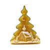 Pure beeswax candle " Christmas vigil" handmade and sold by the sisters of monasterevmc.org / Chandelle en cire d'abeille pure "Vigiles de Noël" faite à la main et vendue par les soeurs du monasterevmc.org