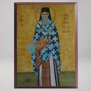 Saint Dionysios of Zakynthos, Archbishop of Aegina,, byzantine custom made icon by the sisters of monasterevmc.org