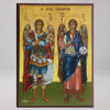 Holy Archangels Michael & Gabriel, byzantine orthodox custom made icon by the sisters of monasterevmc.org
