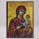 Portaitissa, Mother of God Keeper of the Portal icon made in Canada by the sisters of monasterevmc.org/ Mere de Dieu de Iveron, icone orthodoxe fabriquée au Quebec par les soeurs du monasterevmc.org