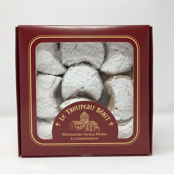 Kourambie, traditional Christmas Greek cookies made by the sisters of monasterevmc.org / Kourambie, biscuits traditionels grecs de Noël, faits maison par les soeurs du monasterevmc.org