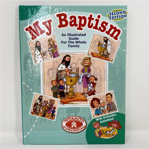 My Baptism, Orthodox children's book with Orthodox activities, sold by the sisters of monasterevmc.org