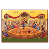 Mystical Supper byzantine icon made by the sisters of monasterevmc.org / Icone de la Sainte Cène faite par les soeurs du monasterevmc.org