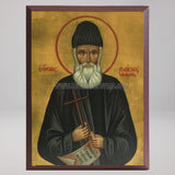 Saint Paisios the Athonite, the wonderworker, byzantine orthodox custom made icon by the sisters of monasterevmc.org/ Icône byzantine orthodoxe de Saint Paisios l'Athonite, fabriquée par les soeurs du monasterevmc.org