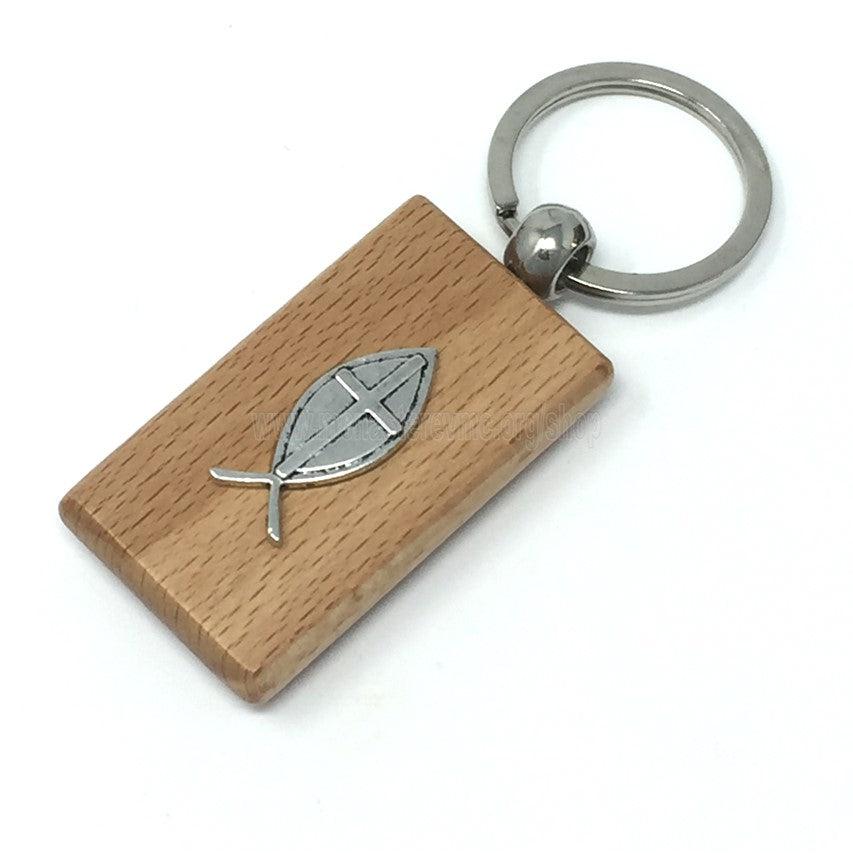 Orthodox keychain with an icon of Saint Christopher made by the sisters of monasterevmc.org / Porte-clé avec icône de Saint Christophe faite à la main par les soeurs du monasterevmc.org