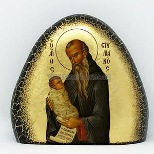 St. Stylianos on stone